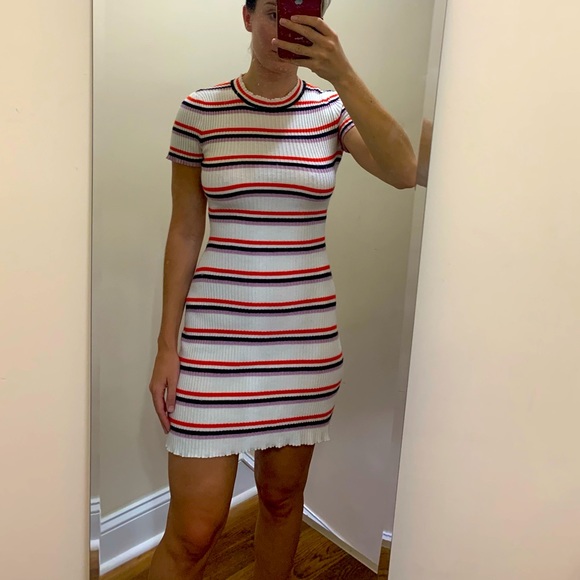 Free people ribbed striped dress - Picture 4 of 5